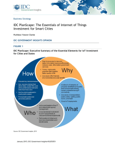 IDC PlanScape: The Essentials of Internet of Things Investment for