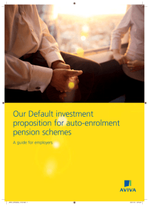Our Default investment proposition for auto-enrolment
