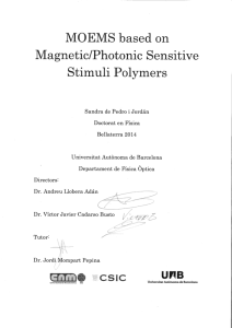 Polymeric variable optical attenuators based on magnetic sensitive