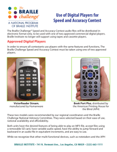 Use of Digital Players for Speed and Accuracy