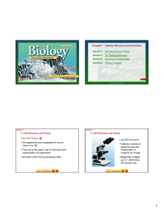 ppt notes Biology Ch. 7