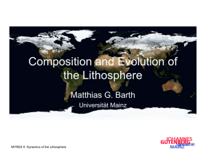 Composition and Evolution of the Lithosphere