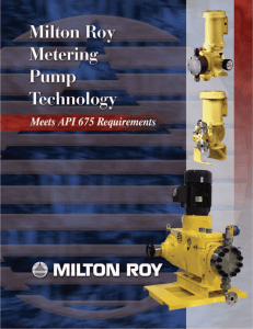 Metering Pump Technology