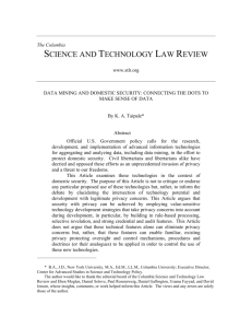 data mining - Columbia Science and Technology Law Review