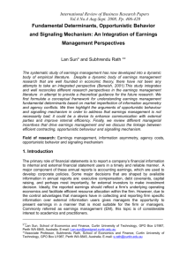 An Integration of Earnings Management Perspectives