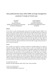 Does public/private status affect SMEs earnings management