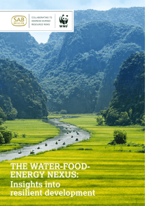 The Water - Food - Energy Nexus: Insights into resilient