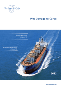 Wet Damage to Cargo