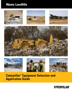 Caterpillar® Equipment Selection and Application Guide