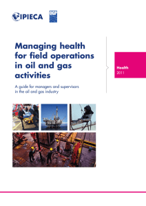 Managing health for field operations - International Association of Oil
