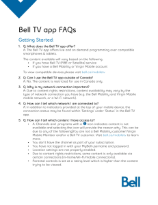 Bell TV app FAQs | Mobile TV | Bell Canada