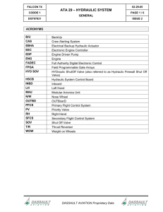 ata 29 – hydraulic system