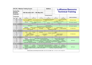 Lufthansa Resource Technical Training