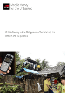 Mobile Money in the Philippines – The Market, the Models