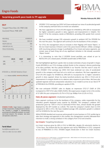 Engro Foods - BMA Research