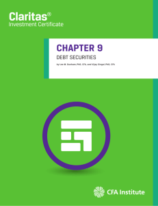 Chapter 9: Debt Securities