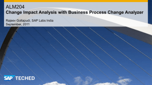 Business Process Change Analyzer