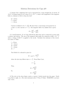 Solution Derivations for Capa #9