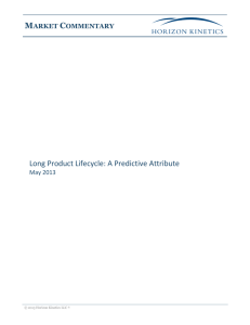 Long Product Life Cycle