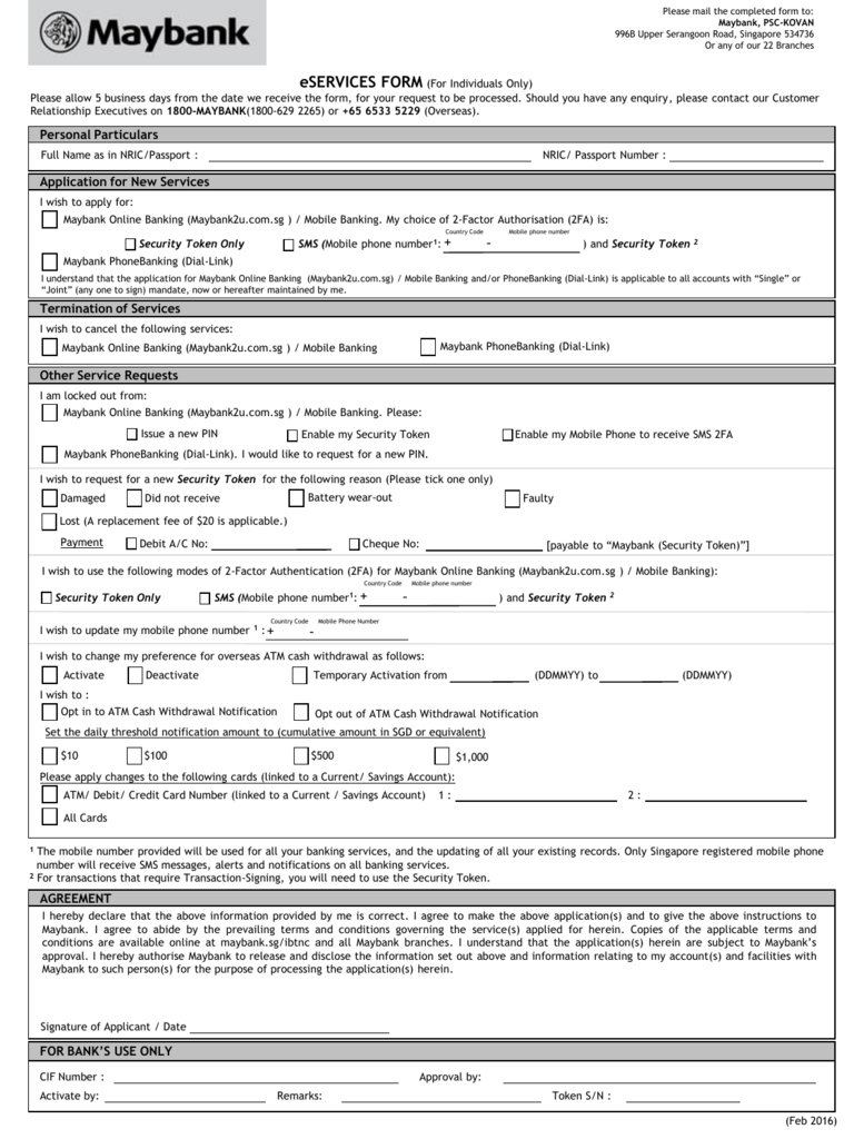 maybank bank draft application form