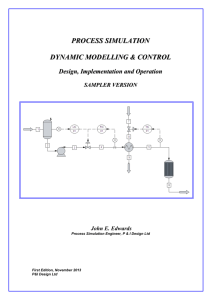 process simulation dynamic modelling & control