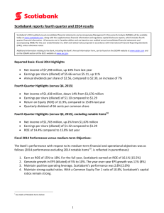 Q4/14 - Scotiabank