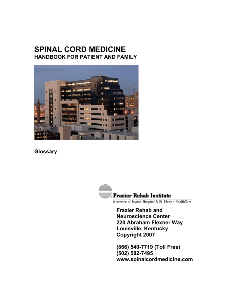 Spinal Cord Medicine 6007