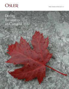 DOWNLOAD PDF: Doing Business in Canada