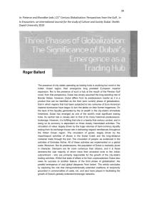 Three Phases of Globalization - Centre for Applied South Asian
