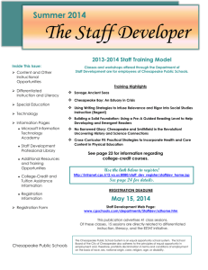 The Staff Developer - Chesapeake Public Schools