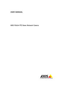 AXIS P5534 User Manual