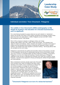 Yvon Chouinard - Patagonia Leadership Case Study