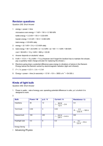 Chapter 2 - Worksheet Answers - AS-A2