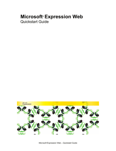Microsoft® Expression Web