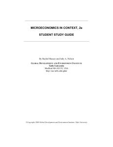 MICROECONOMICS IN CONTEXT, 2e STUDENT
