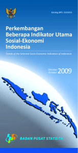 Socio-Economic Indicators Indonesia 2009