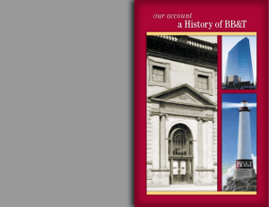 our account a History of BB&T