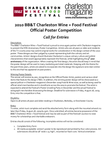 2010 BB&T Charleston Wine + Food Festival Official Poster