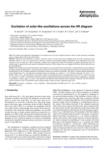 Excitation of solar-like oscillations across the HR diagram