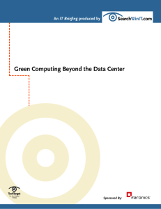 Green Computing Beyond the Data Center