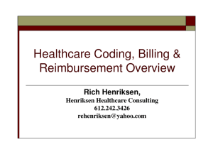Healthcare Coding, Billing & Reimbursement