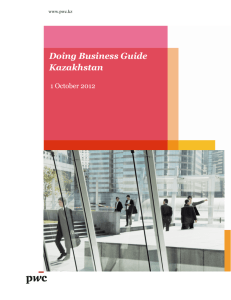 Doing Business Guide Kazakhstan