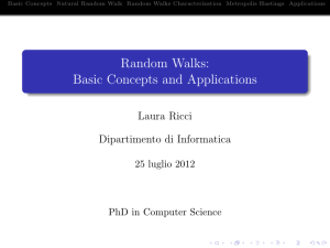 Random Walks: Basic Concepts and Applications