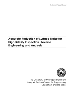 Jie Shen: Accurate Reduction of Surface Noise for High