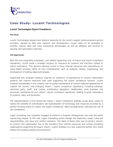 Case Study: Lucent Technologies