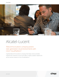 Case Study: Alcatel-Lucent Telecommunications company