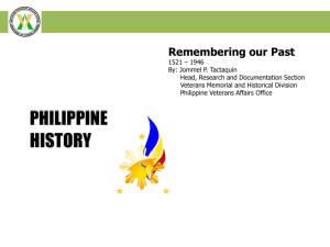 Philippine History - Philippine Veterans Affairs Office Website