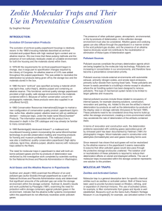 Zeolite Molecular Traps and Their Use in Preventative Conservation