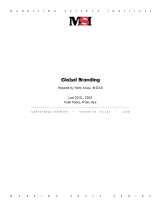 Global Branding - uni