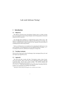 Software Testing Labo 1